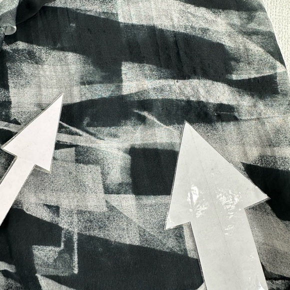 Theory black and white layered mini skirt size S\M - Picture 10 of 10